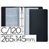 Tarjetero Liderpapel 4 Anillas 15 Fundas De 4 Departamentos 265X145 Mm