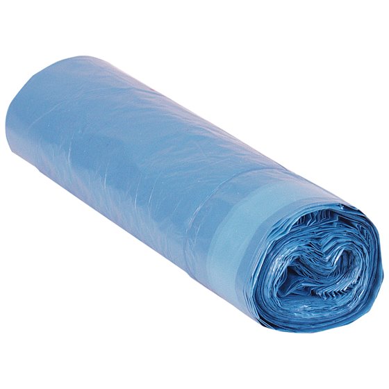 Bolsa Basura Domestica Azul 52X60Cm Galga 70 Rollo De 20 Unidades