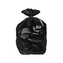 Bolsa Basura Domestica Negra Con Autocierre 55 X 60 Cm Rollo De 15 Unidades