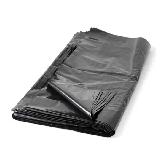 Bolsa Basura Industrial Biznaga Negra 85X105Cm Galga 120 Rollo De 10 Unidades