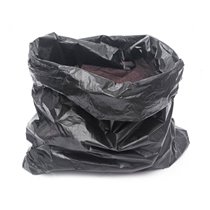 Bolsa Basura Industrial Biznaga Negra 85X105Cm Galga 120 Rollo De 10 Unidades