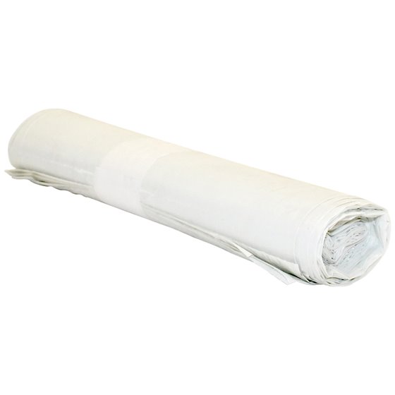 Bolsa Basura Industrial Blanca 85X105Cm Galga 110 Rollo De 10 Unidades