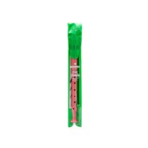 Flauta Hohner 9508 Color Coral Funda Verde Y Transparente