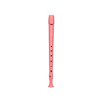 Flauta Hohner 9508 Color Coral Funda Verde Y Transparente