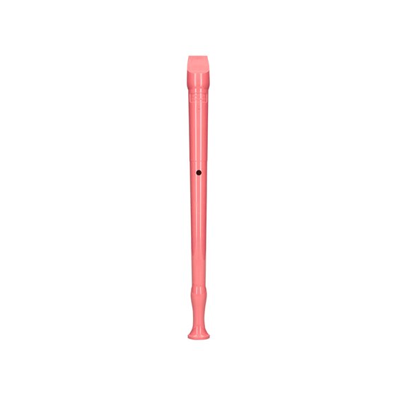 Flauta Hohner 9508 Color Coral Funda Verde Y Transparente
