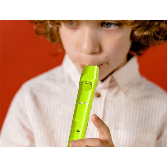 Flauta Hohner 9508 Color Verde Funda Verde Y Transparente