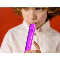 Flauta Hohner 9508 Color Violeta Funda Verde Y Transparente