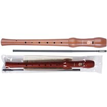 Flauta Hohner Madera Peral Lacada 9555 Dos Piezas En Funda Transparente