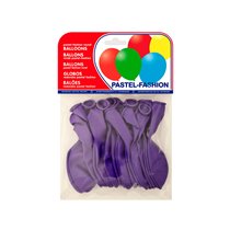 Globo 100% Latex Biodegradable Pastel Lila Bolsa De 20 Unidades