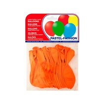 Globo 100% Latex Biodegradable Pastel Naranja Bolsa De 20 Unidades
