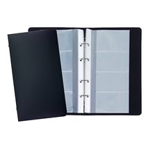 Tarjetero Liderpapel 4 Anillas 15 Fundas De 4 Departamentos 265X145 Mm