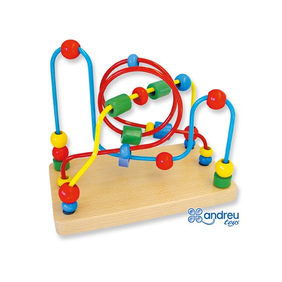 Juego Andreutoys Laberinto Manipulacion Para Psicomotrocidad Fina 23X19X13 Cm