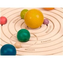 Juego Didactico Andreutoys Sistema Solar 3D Madera