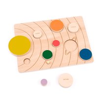 Juego Didactico Andreutoys Sistema Solar Madera