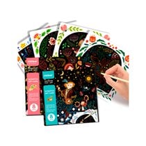 Juego Didactico Mideer Scratch Art Card Boy