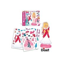 Juego Diset Magnetico Vestidos De Princesas