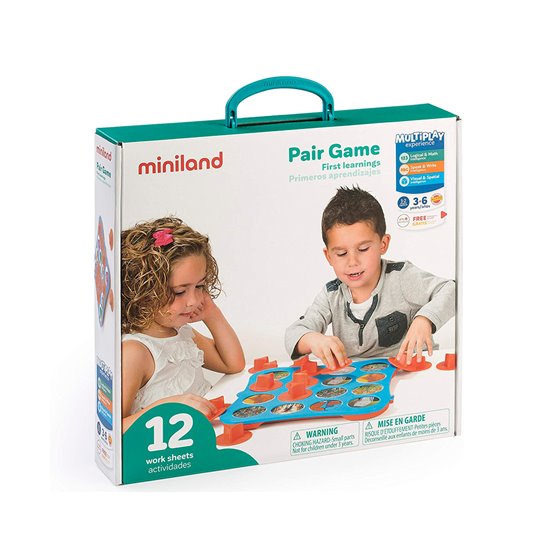 Juego Miniland Primeros Aprendizajes 12 Actividades