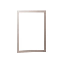 Marco Porta Anuncios Durable Magnetico Din A4 Dorso Adhesivo Removible Color Plata Pack De 2 Unidades