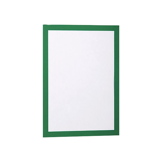 Marco Porta Anuncios Durable Magnetico Din A4 Dorso Adhesivo Removible Color Verde Pack De 2 Unidades