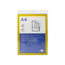 Marco Porta Anuncios Liderpapel Magnetico Din A4 Dorso Adhesivo Removible Color Amarillo