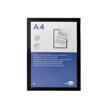 Marco Porta Anuncios Liderpapel Magnetico Din A4 Dorso Adhesivo Removible Color Negro