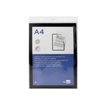 Marco Porta Anuncios Liderpapel Magnetico Din A4 Dorso Adhesivo Removible Color Negro