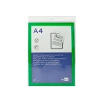 Marco Porta Anuncios Liderpapel Magnetico Din A4 Dorso Adhesivo Removible Color Verde