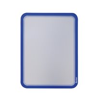 Marco Porta Anuncios Tarifold Magneto Din A4 Con 4 Bandas Magneticas En El Dorso Color Azul Pack De 2 Unidades