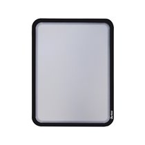Marco Porta Anuncios Tarifold Magneto Din A4 Con 4 Bandas Magneticas En El Dorso Color Negro Pack De 2 Unidades