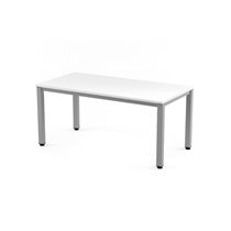 Mesa De Oficina Rocada Executive 2001Ad04 Aluminio/Blanco 140X80 Cm