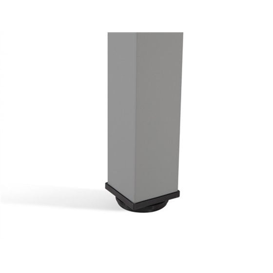 Mesa De Oficina Rocada Executive 2002Ad04 Aluminio/Blanco 160X80 Cm