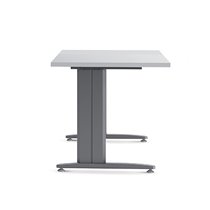 Mesa De Oficina Rocada Metal 2003Ac02 Aluminio /Gris 180X80 Cm