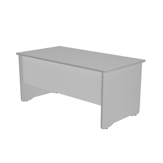Mesa De Oficina Rocada Work 2001Ab02 Aluminio/Gris 140X80 Cm
