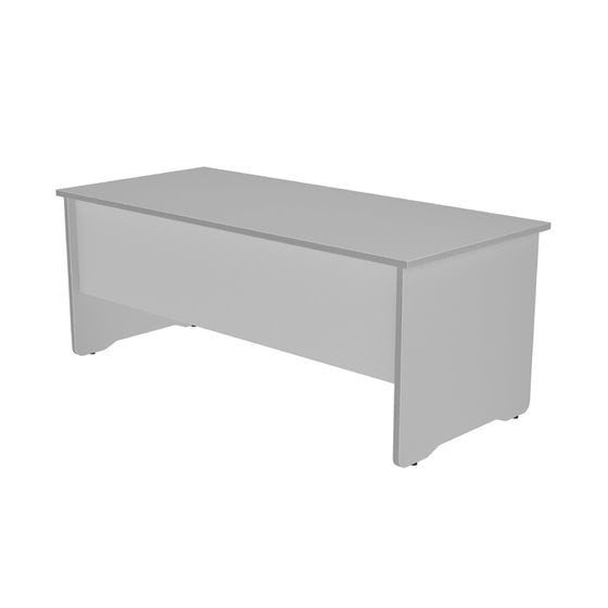 Mesa De Oficina Rocada Work 2003Ab02 Aluminio/Gris 180X80 Cm
