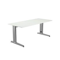 Mesa De Reunion Rocada Meeting 3005Ab04 Estructura Madera Gris Aluminio En Aspas Tablero Blanco 100 Cm