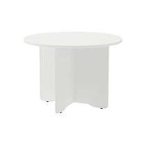 Mesa De Reunion Rocada Meeting 3006Aw04 Estructura Madera Blanco En Aspas Tablero Madera Haya 120 Cm