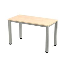 Mesa Oficina Rocada Serie Executive Forma En L Derecha 160X120 Cm Acabado Ad01 Aluminio/Haya