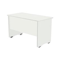 Mesa Oficina Rocada Serie Work 200X80 Cm Acabado Aw04 Blanco/Blanco