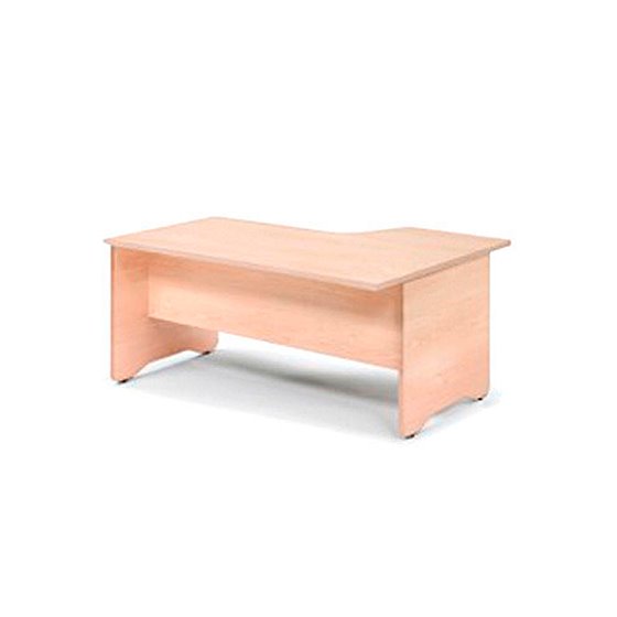 Mesa Rocada Serie Work 180X120 Cm Izquierda Acabado Aa01 Haya/Haya