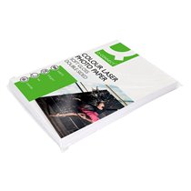 Papel Q-Connect Foto Glossy Din A4 Para Fotocopiadoras E Impresoras Laser Paquete De 100 Hojas De 218 Gr
