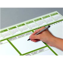 Planning Sobremesa Semanal Liderpapel 40X60 Cm 80 Gr 60 Hojas 2024-2025