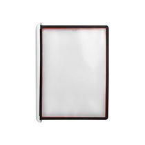 Portacatalogo De Pared Plastico Liderpapel Con 10 Fundas Din A4 Colores Surtidos