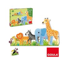 Puzle Goula Xxl Decreciente Selva 16 Piezas