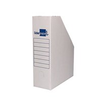 Revistero Liderpapel Ecouse Carton 100% Reciclado Color Blanco 256X100X335 Mm