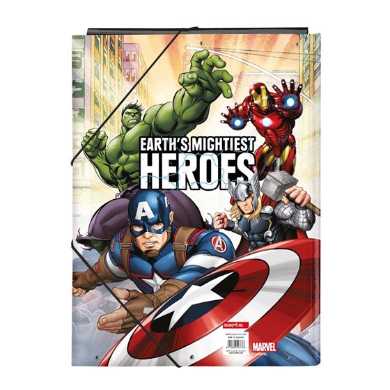 Carpeta Folio 3 Solapas Avengers "Forever"26 x 33,5 x 2,5 cm.
