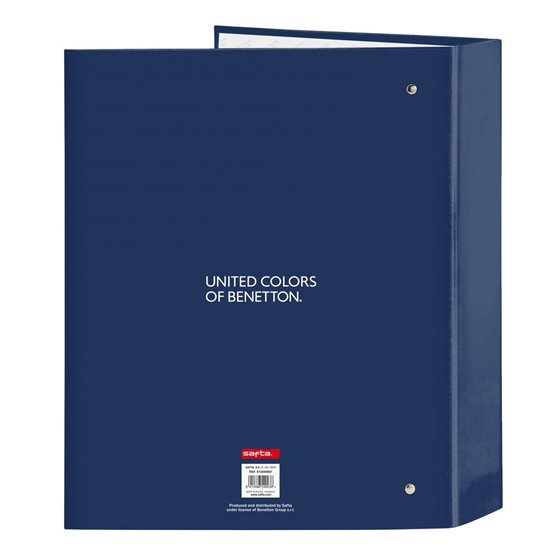 Carpeta Folio 4 Anillas 35Mm Lomo Ancho Benetton "Cool"27 x 33 x 6 cm.