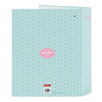 Carpeta Folio 4 Anillas 35Mm Lomo Ancho Blackfit8 "Enjoy"27 x 33 x 6 cm.