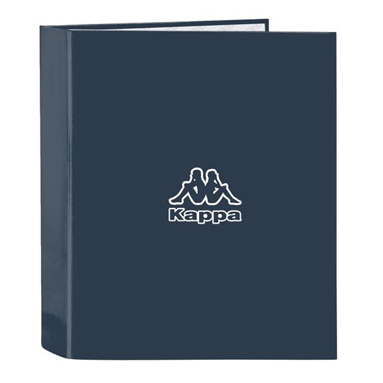 Carpeta Folio 4 Anillas 35Mm Lomo Ancho Kappa "Dark Navy"27 x 33 x 6 cm.