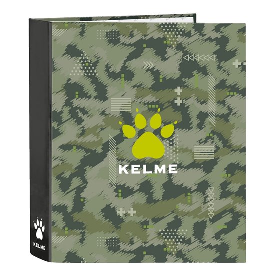 Carpeta Folio 4 Anillas 35Mm Lomo Ancho Kelme "Travel"27 x 33 x 6 cm.