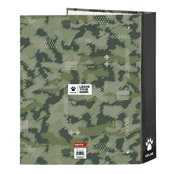 Carpeta Folio 4 Anillas 35Mm Lomo Ancho Kelme "Travel"27 x 33 x 6 cm.
